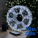 30м 900LED (теплий білий) Мішура зелений провід 220В пульт ДК 8 режимів  G-LINE-30M900- WW-1   30M900- WW-1 фото 1