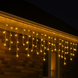 Вулична БАХРОМА 100 LED 5м * 0,6м, білий дріт. каучук 3.3мм, білий теплий 1449-07  фото 2